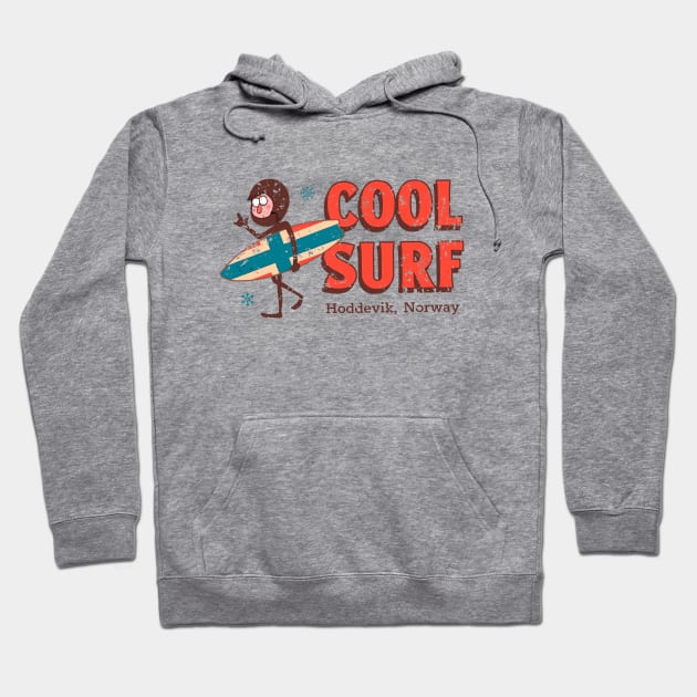 Cool surf in Norway Hoodie by SashaShuba